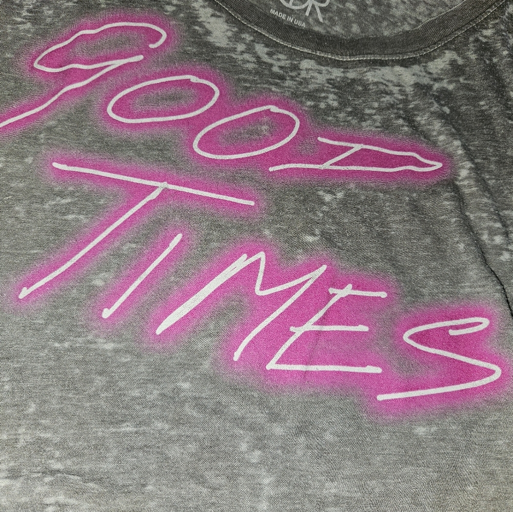 Chaser Good Times Graphic T-Shirt Size M